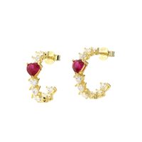 Orecchini Bysimon Donna Classica in Argento Zircone 1104208 - 1104208